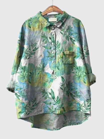 Pretty Floral Lightweight Women's Blouse