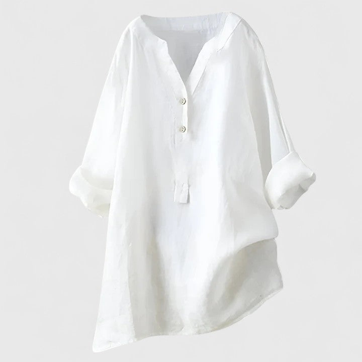 Classic Front Button Dress Shirt - Olytrend
