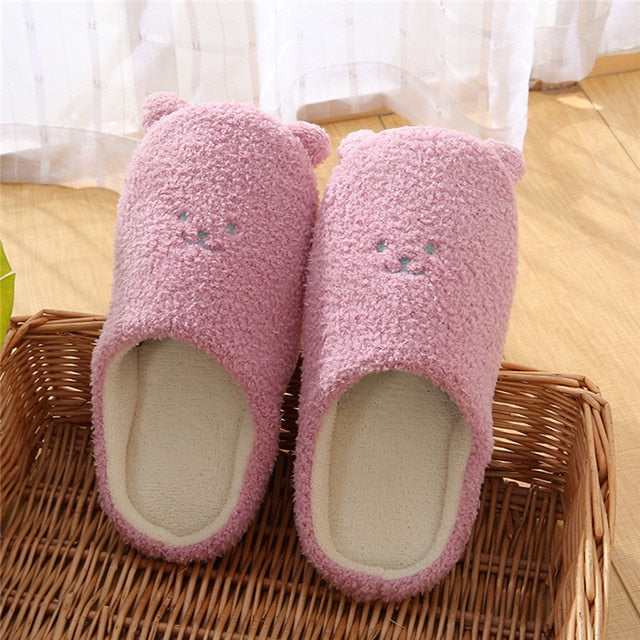 Cozy Women's Holiday Fuzzy Slippers