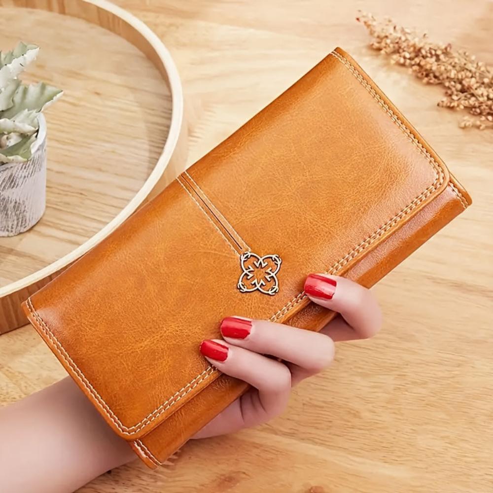Classic Genuine Leather Fold Wallet