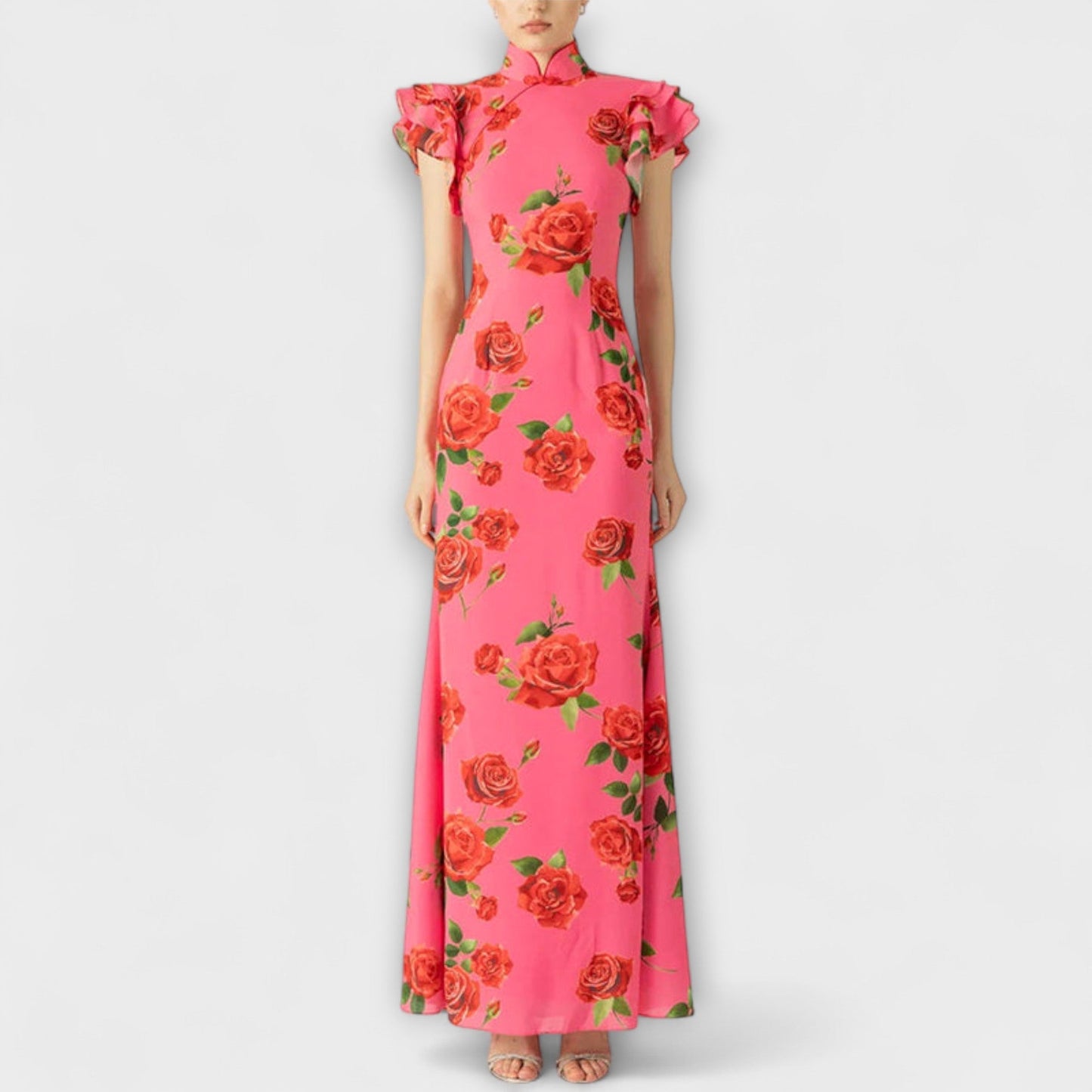 Vibrant Garden Party Maxi Dress