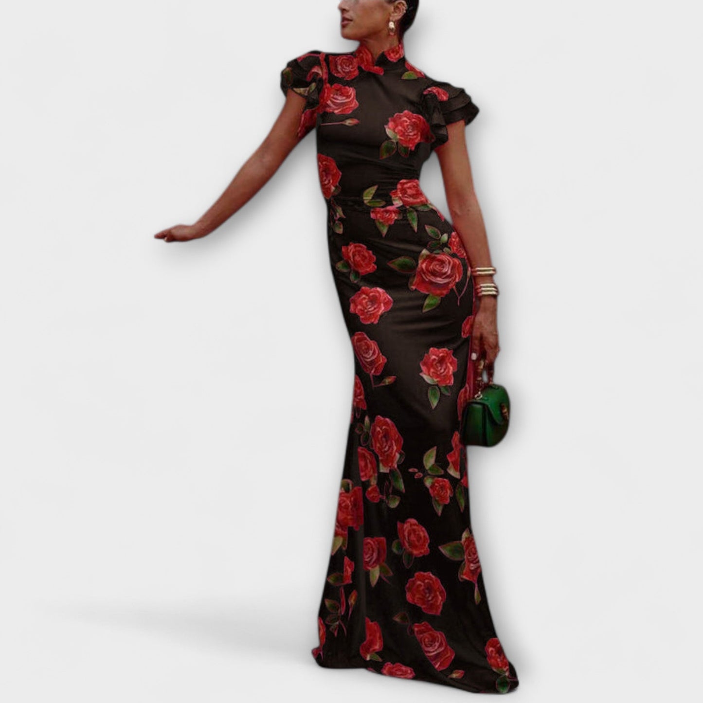 Vibrant Garden Party Maxi Dress