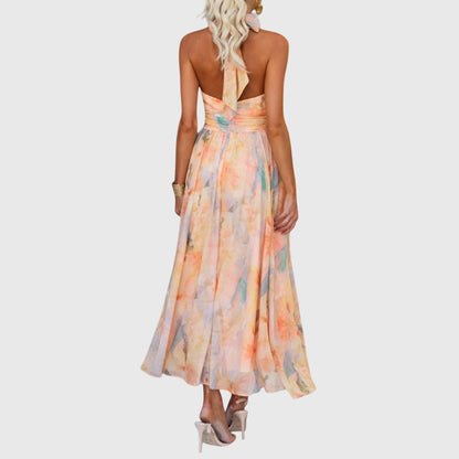 Strapless Floor Length Evening Dress
