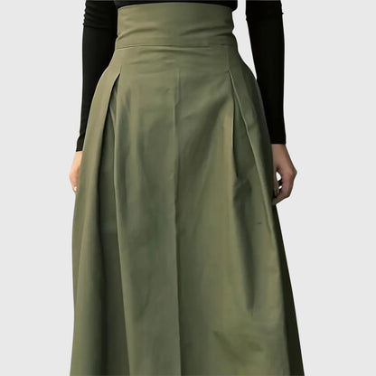 Elegant Casual Knee Length Skirt