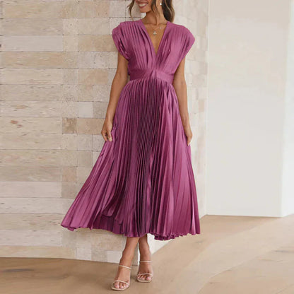 Elegant V-Neck Tank Summer Dress