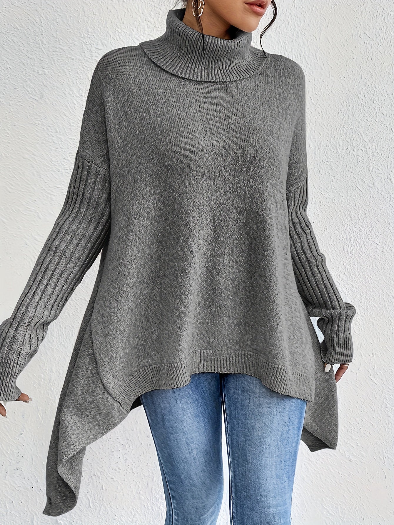 Soft Knitted Crew Neck Sweater
