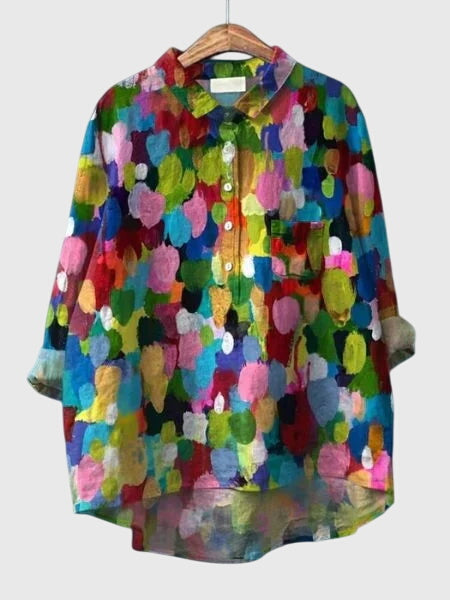Women's Pretty Flower Pattern Top