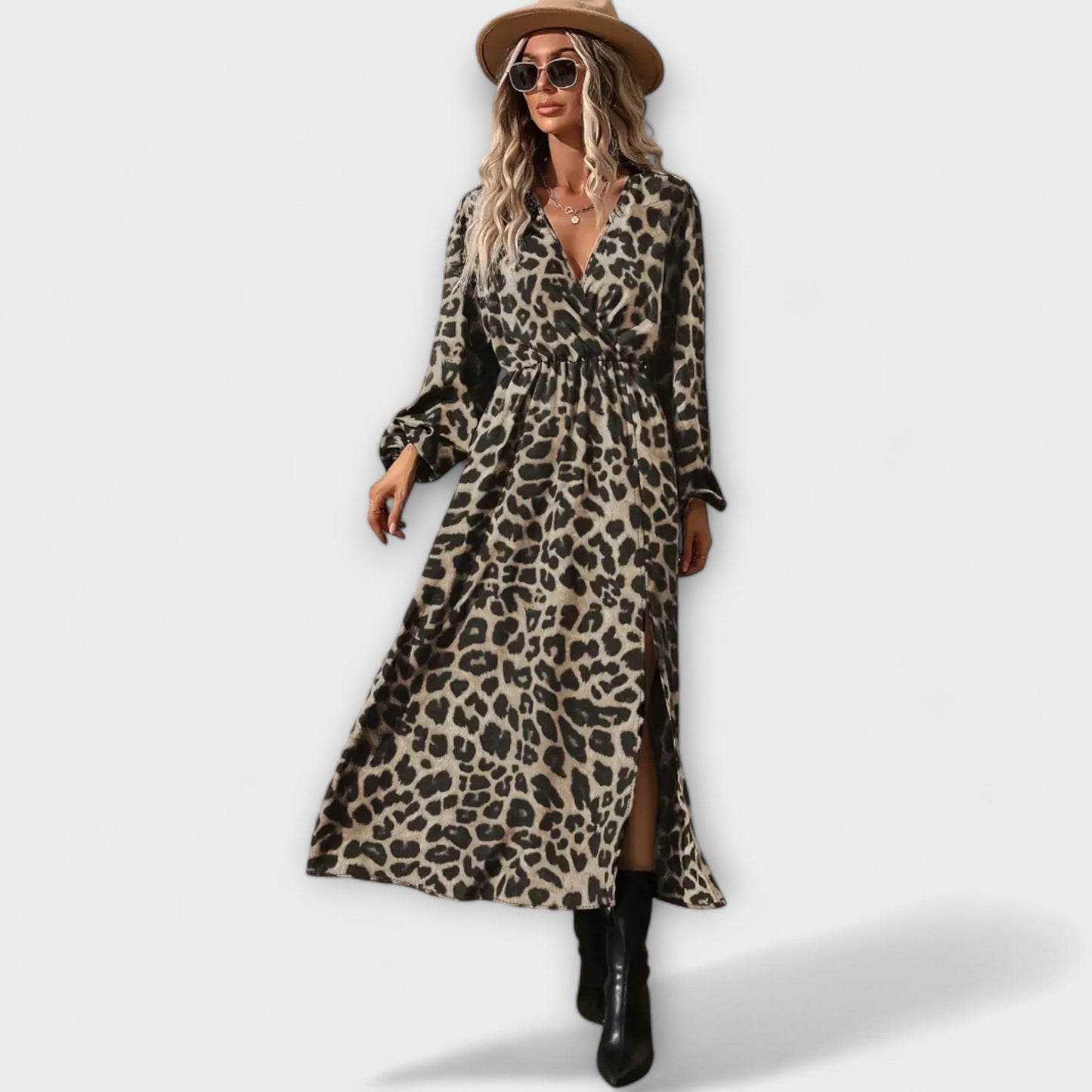 Stylish Animal Print Day to Night Dress