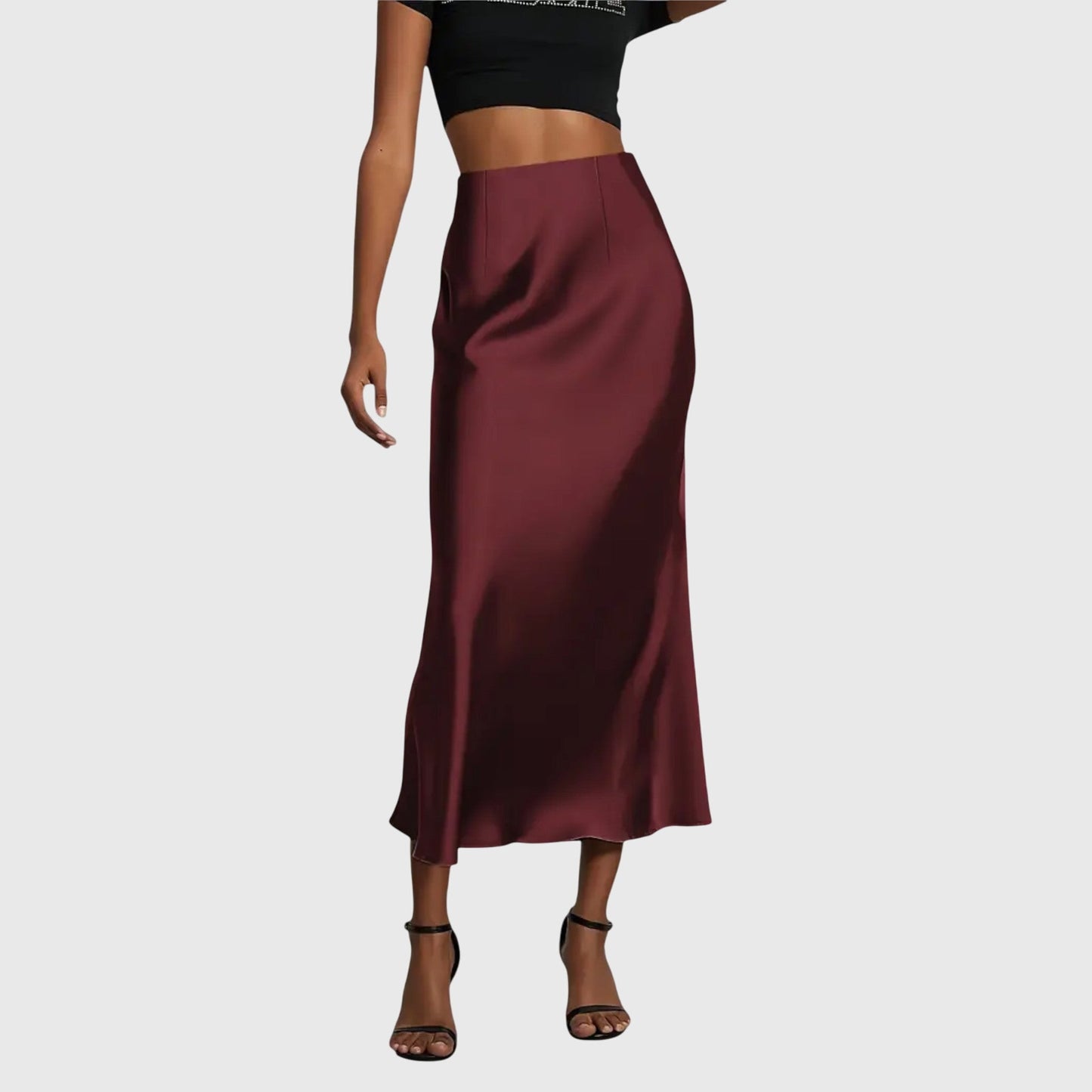 Women's Flowy Midi Skirt