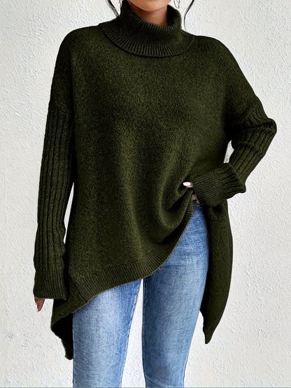 Soft Knitted Crew Neck Sweater