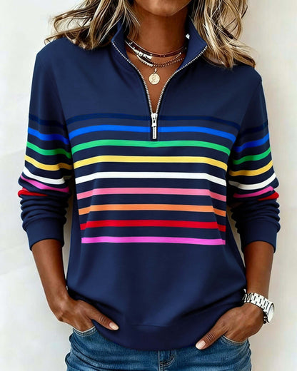 Classic Fit Women's Ribbed Sweatshirt