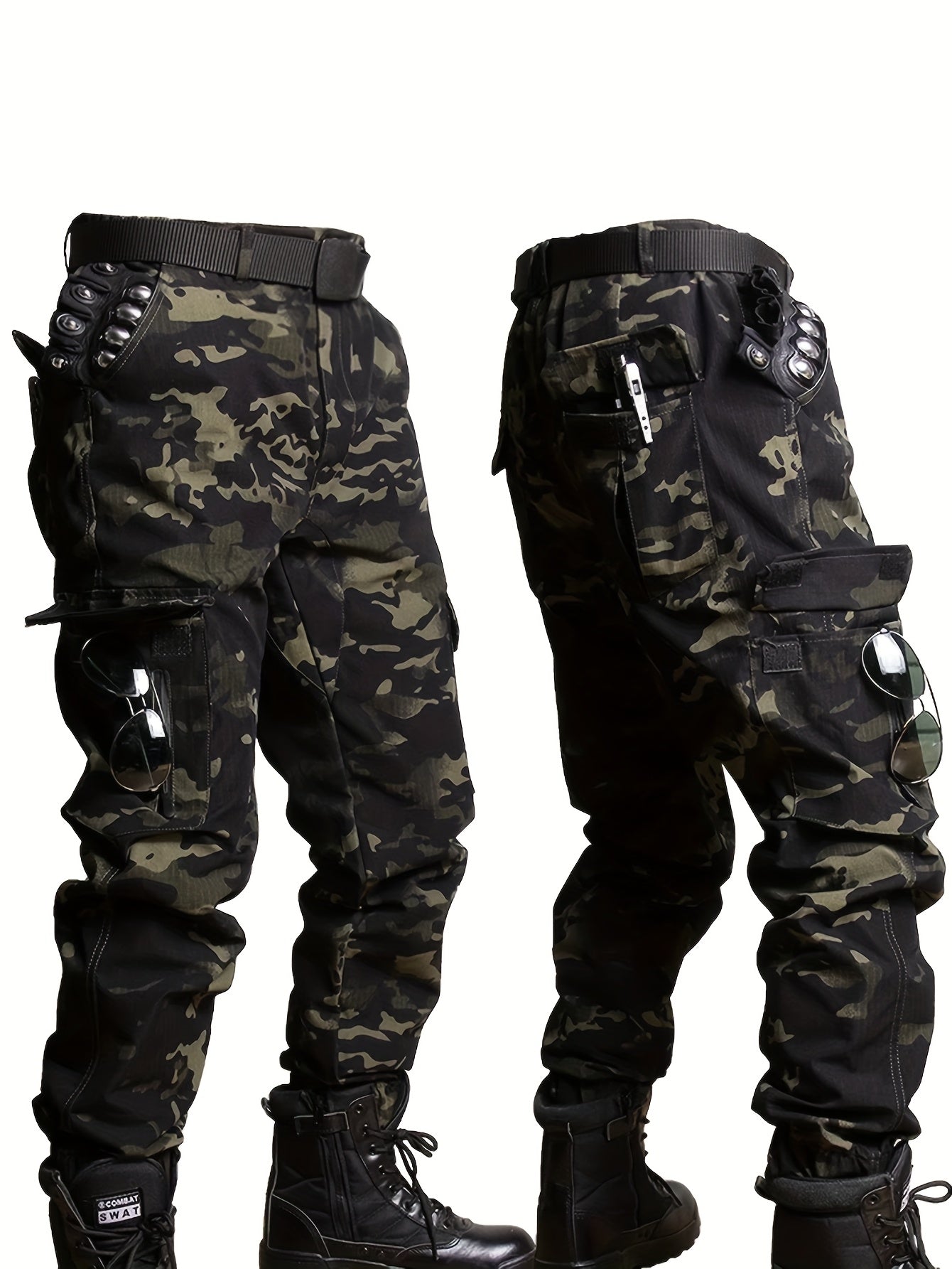 Practical Cargo Camo Work Pants