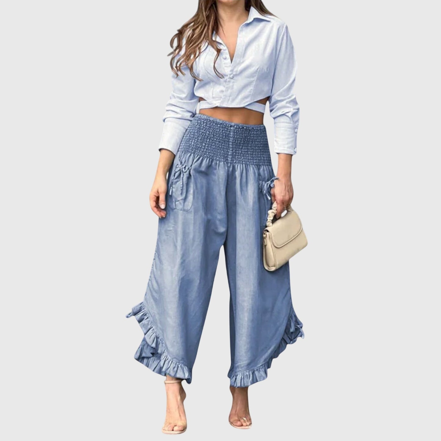Comfortable Classic Pleated Pants for Women