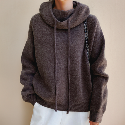Large Women's Hoodie - Soft and Chic Casual Wear