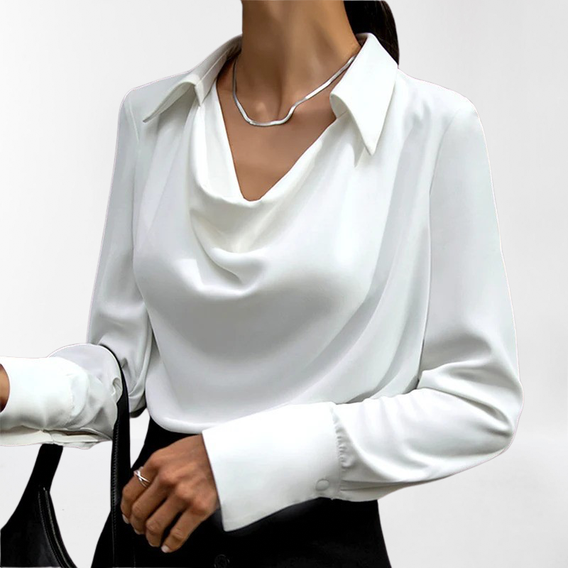 Chic Women's Silk Shirt - Classic and Sophisticated
