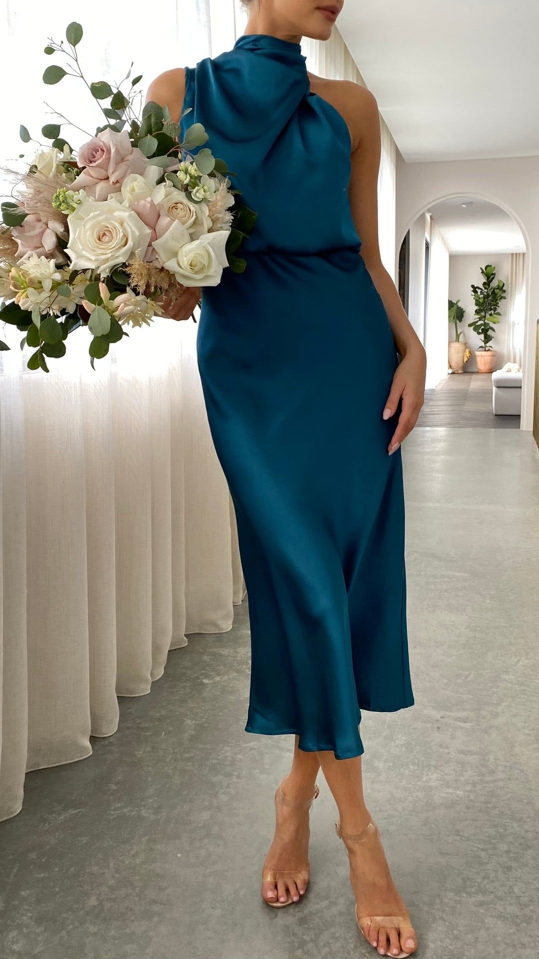 Elegant Casual Knee Length Dress for Women