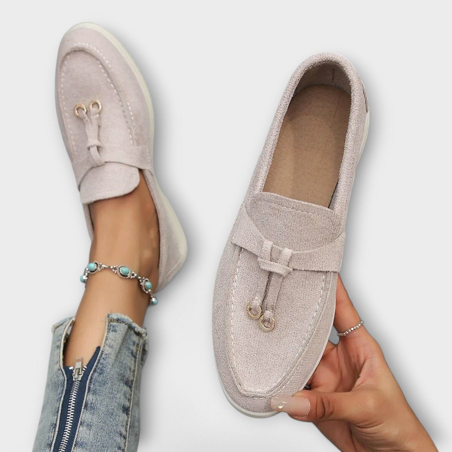 Eline | Comfortable Women's Slip On Loafers - Olytrend