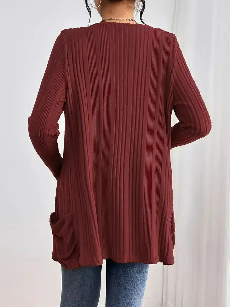 Cozy Oversized Open Front Cardigan for Women