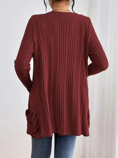 Cozy Oversized Open Front Cardigan for Women