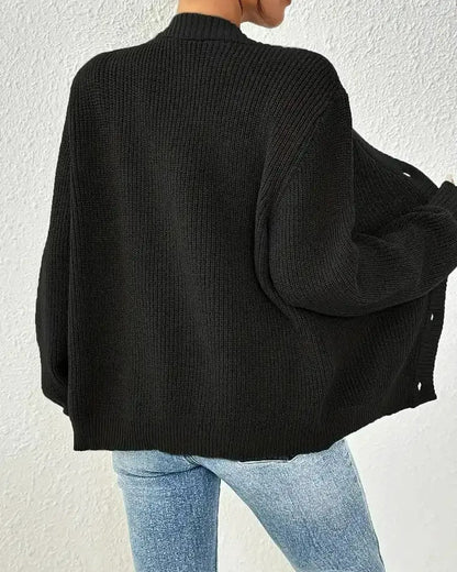 Soft V-Neck Women's Button Cardigan Sweater