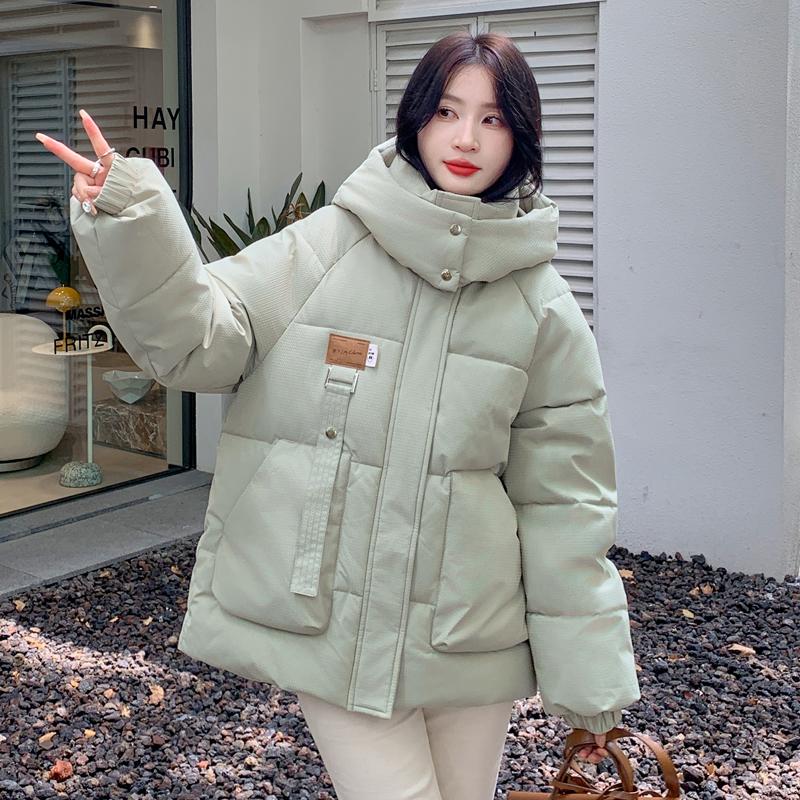 Warm Women's Down Filled Parka Coat with Hood