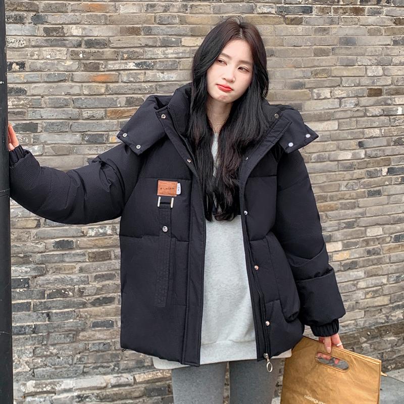 Warm Women's Down Filled Parka Coat with Hood