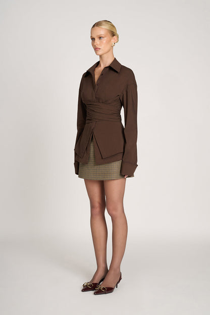 Ladies' Classic Collared Wrap Shirt