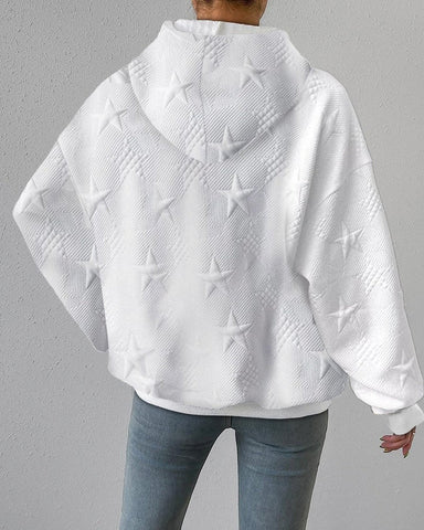 Ladies' Star Hooded Sweatshirt