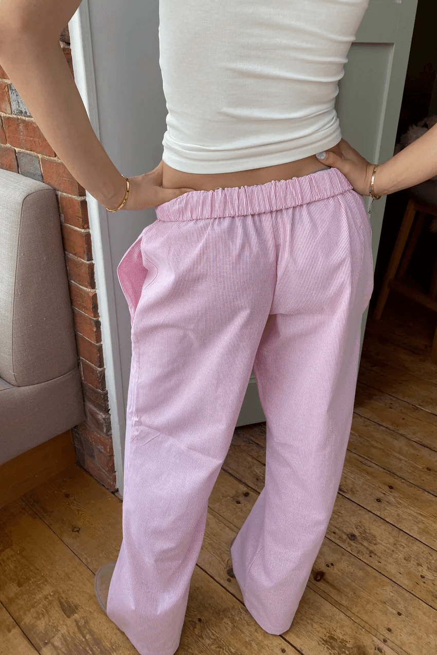 Comfortable Women's Pants with Stretch Waist and Pockets