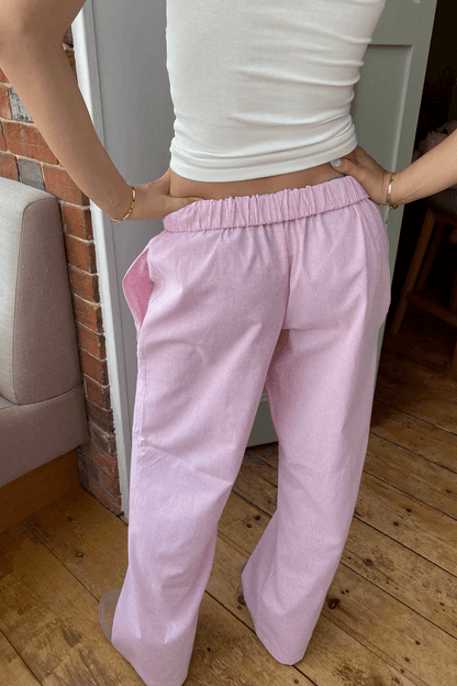 Comfortable Women's Pants with Stretch Waist and Pockets