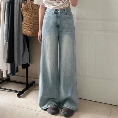 Loose Fit Women's Pants with Button Fly - Nocini