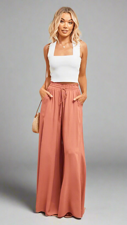 Comfortable Women's Loose Fit Elastic Pants