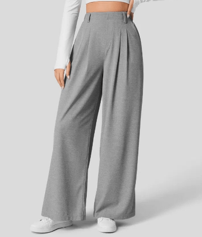 Loose Fit Women's Pleated Pants