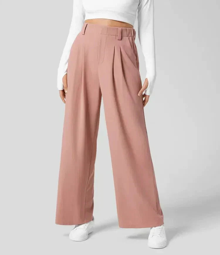 Loose Fit Women's Pleated Pants