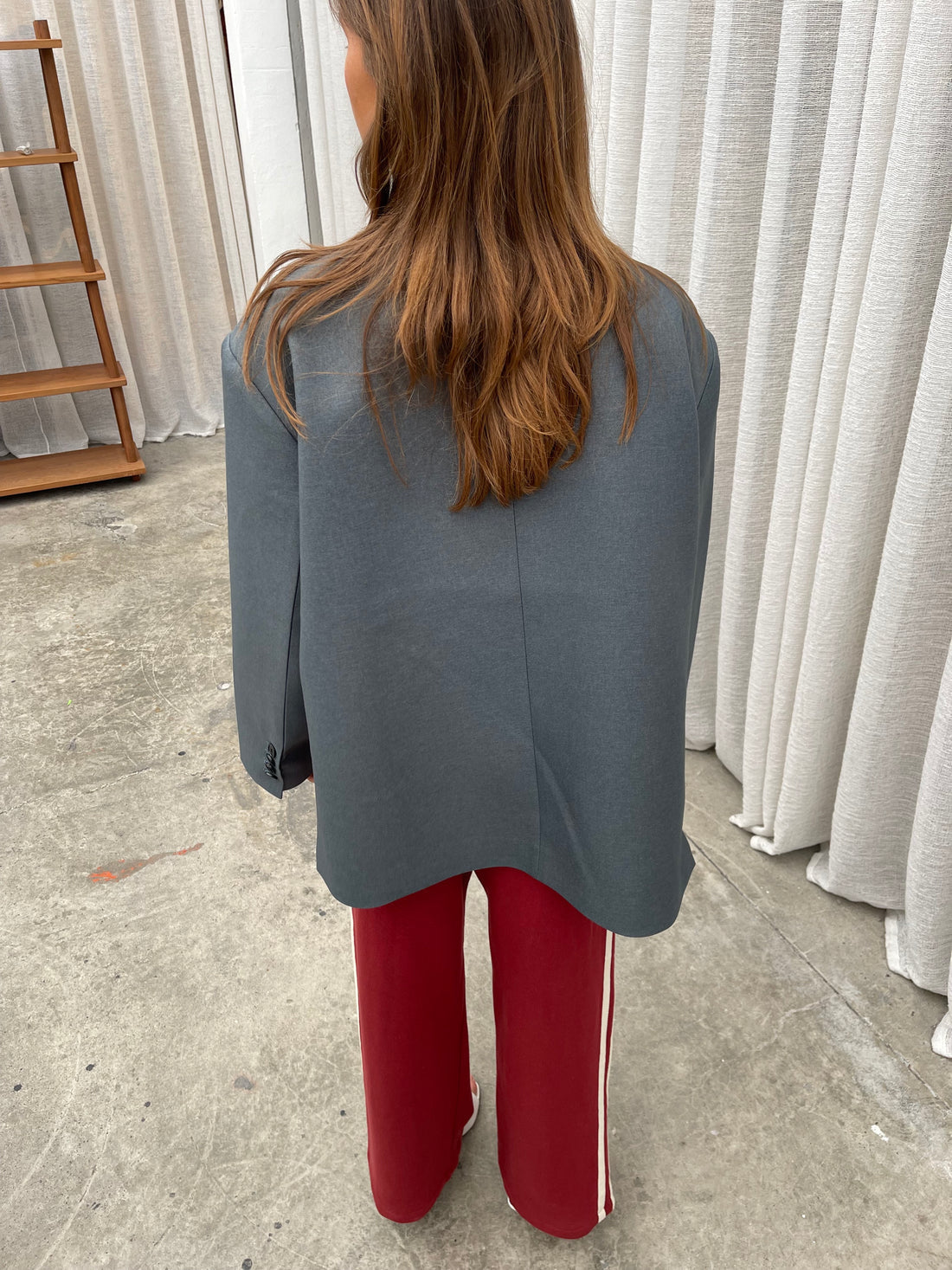 Ladies Classic Single Button Coat