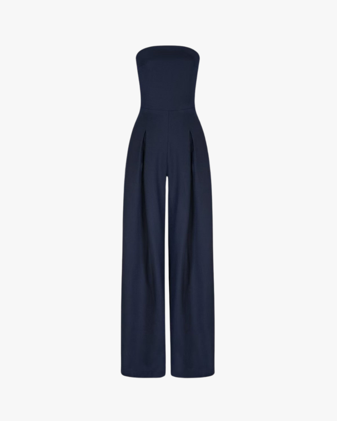 Sleeveless Women's Jumpsuit with Straight Leg Design