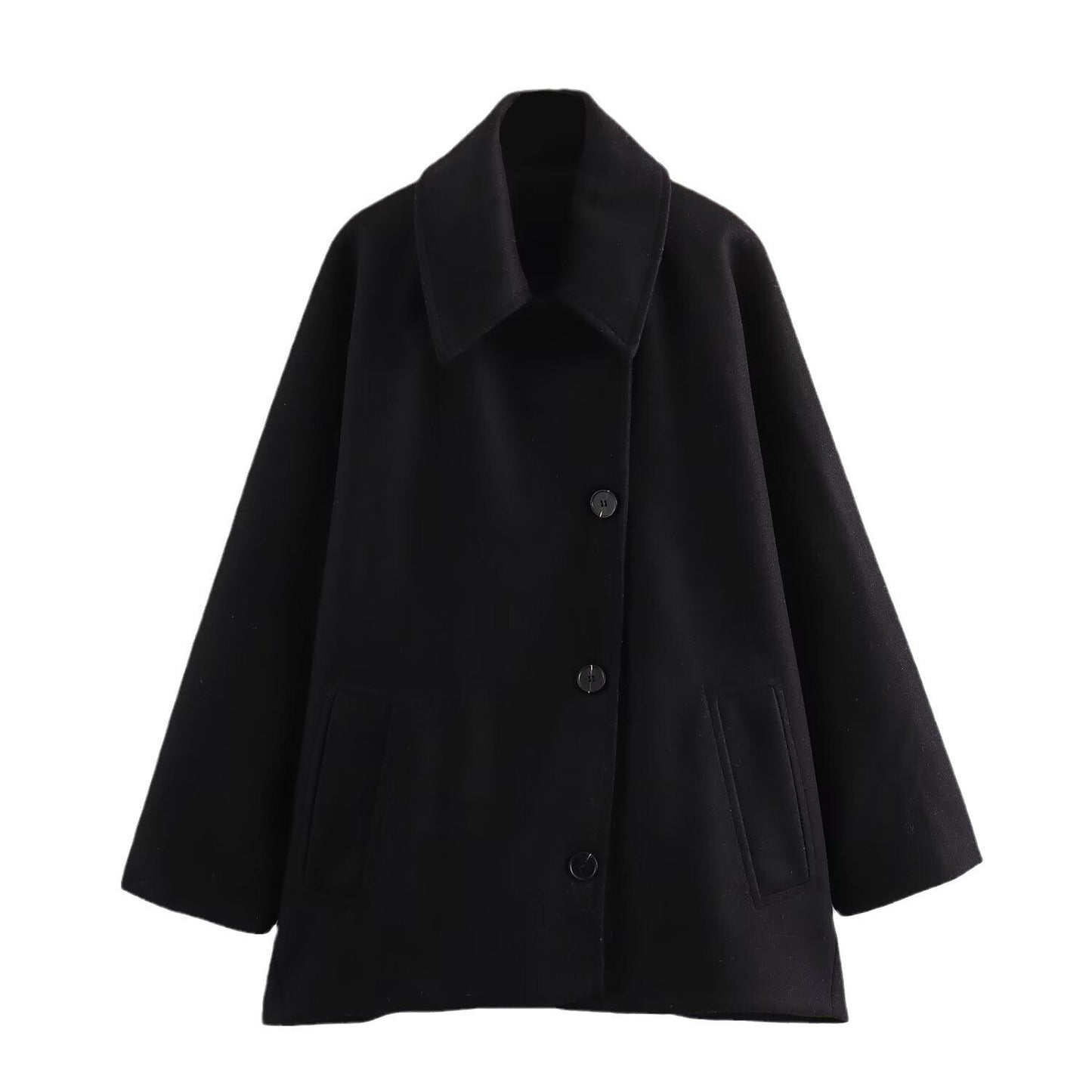 Ladies Classic Double Button Coat