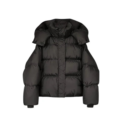 Women's Padded Parka with Fleece Lined Zip Up Coat