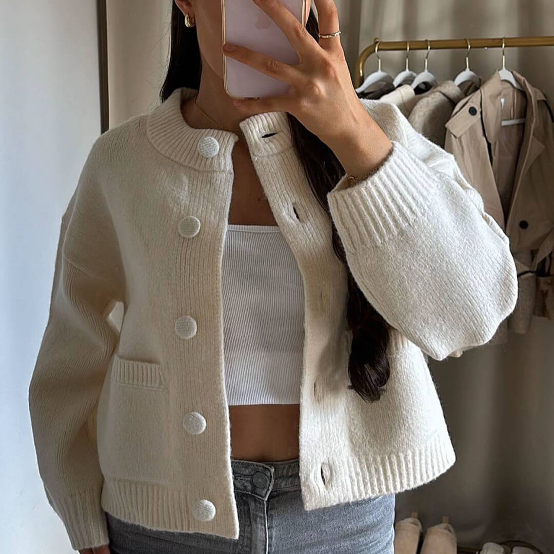 Women's Cozy Open Front Pocket Cardigan - Nocini