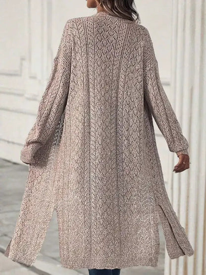 Ladies' Oversized Open Front Cardigan Sweater
