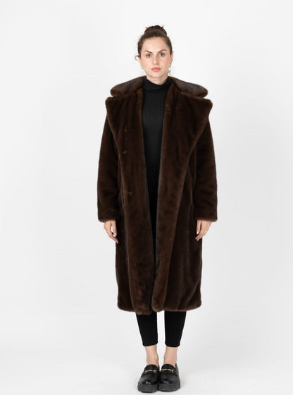 Luxurious Faux Fur Parka Coat for Women
