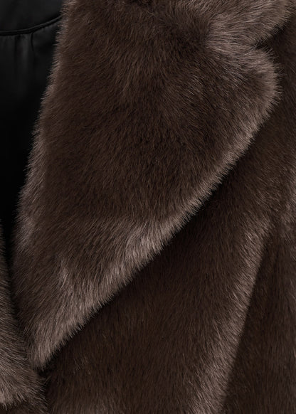 Luxurious Faux Fur Parka Coat for Women