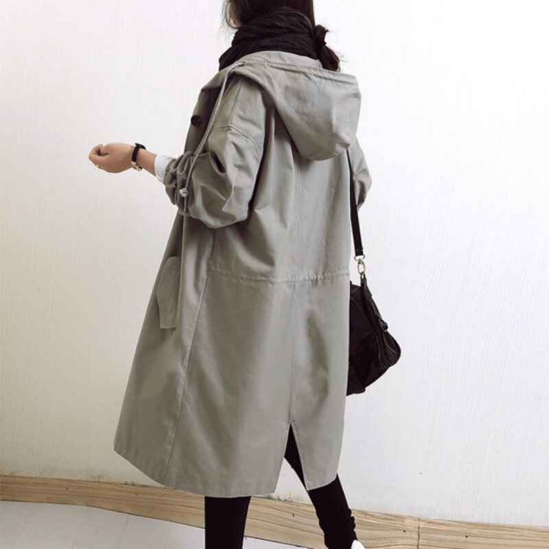 Ladies Water Resistant Parka Coat with Hood