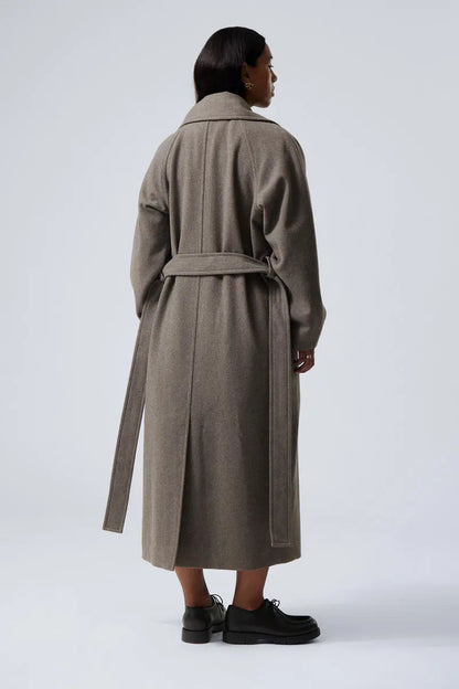 Classic Women's Button Front Trench Coat