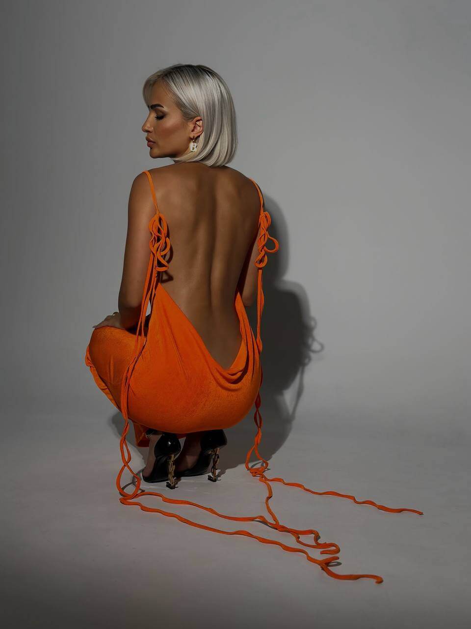 Flowy Backless Summer Dress for Women