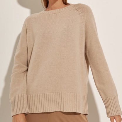Comfy Women's Crew Neck Raglan Sweater
