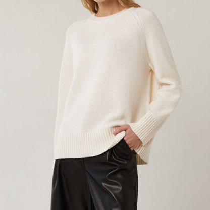 Comfy Women's Crew Neck Raglan Sweater