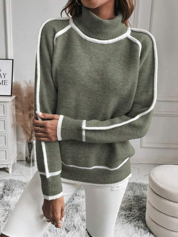 Women's Crew Neck Warm Winter Sweater