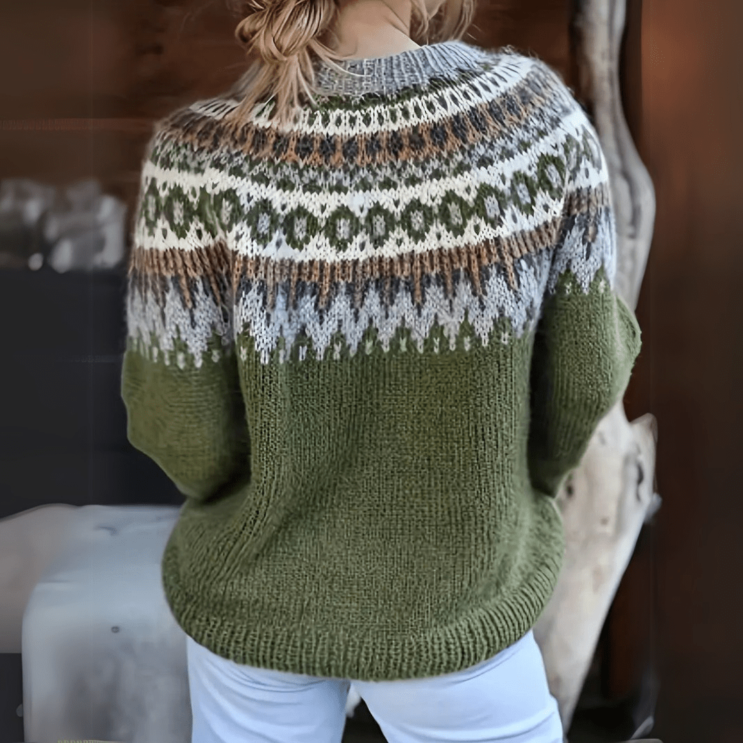 Classic Crew Neck Women's Long Sleeve Sweater