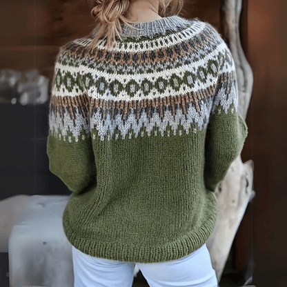 Classic Crew Neck Women's Long Sleeve Sweater